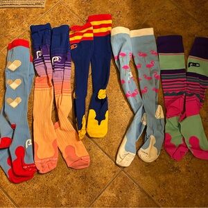 Vibrant Women's Sock Collection Compression Socks price is for all 5 pairs.
